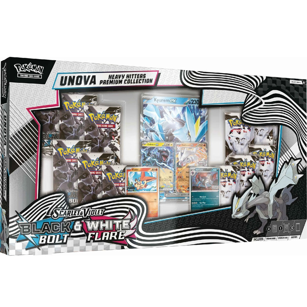 Unova Heavy Hitters Premium Collection SV: Black Bolt & White Flare