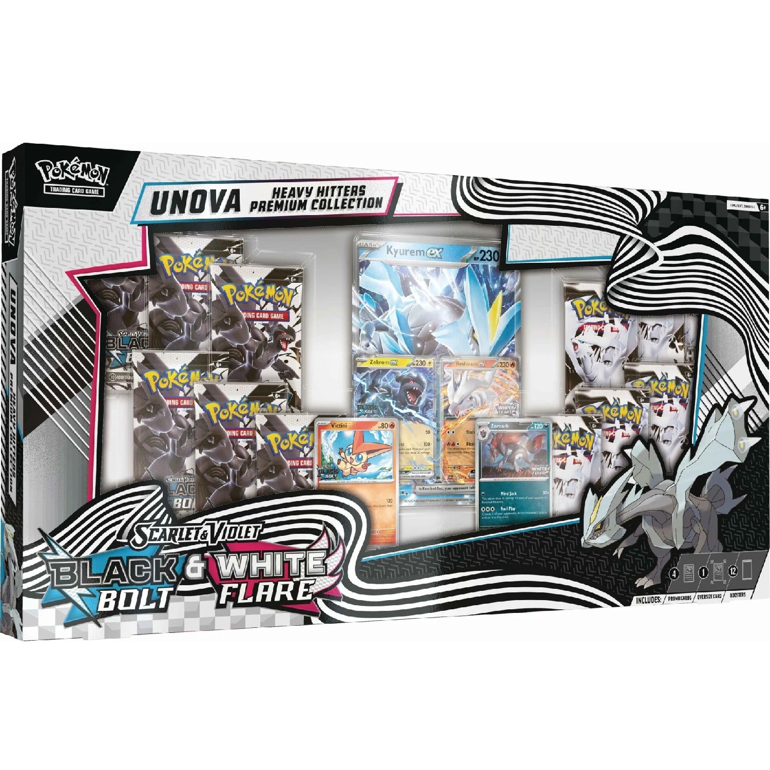 Unova Heavy Hitters Premium Collection SV: Black Bolt & White Flare